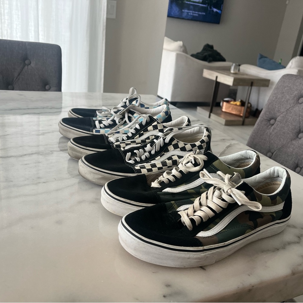 Vans Old Skool Primary Check Shoes